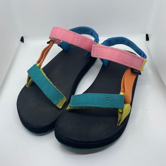Teva Other - Teva Original Universal Sandals 90s Multi Colorblock Unisex Kids Size‎ 3